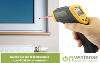 temperatura superficial ventanas