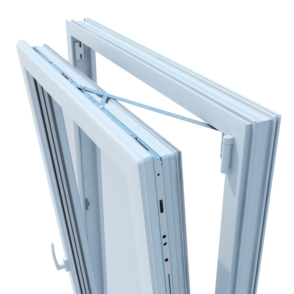 Tipos de y sus componentes en las ventanas de PVC - OnVentanas Ventanas que energía