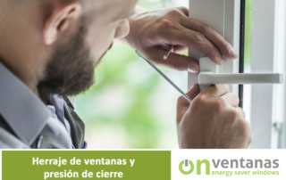 herraje ventanas presión cierre