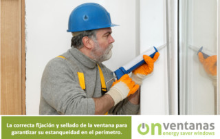 fijación sellado ventana