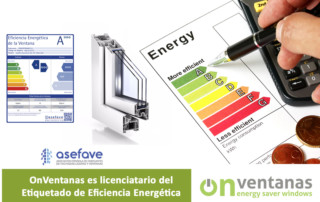 licenciatario etiqueta energética ventana