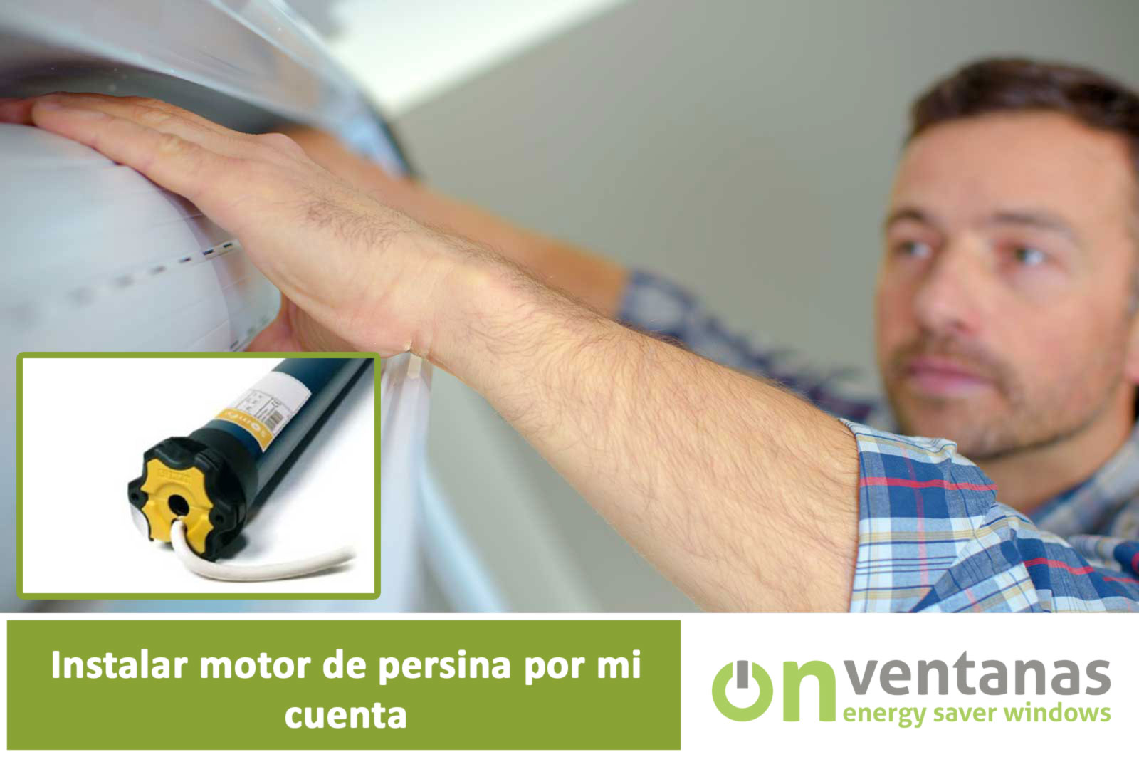 Instalar motor de persiana por uno mismo